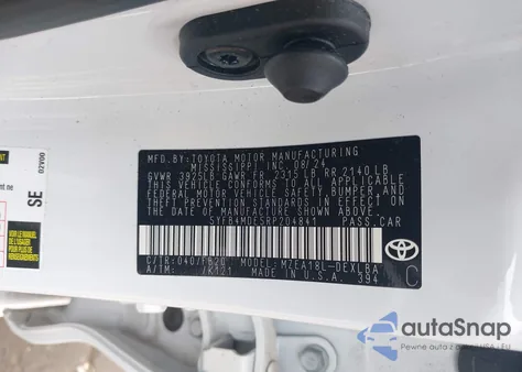 2024 Toyota Corolla Le from USA, damaged, VIN 5YFB4MDE5RP204841
